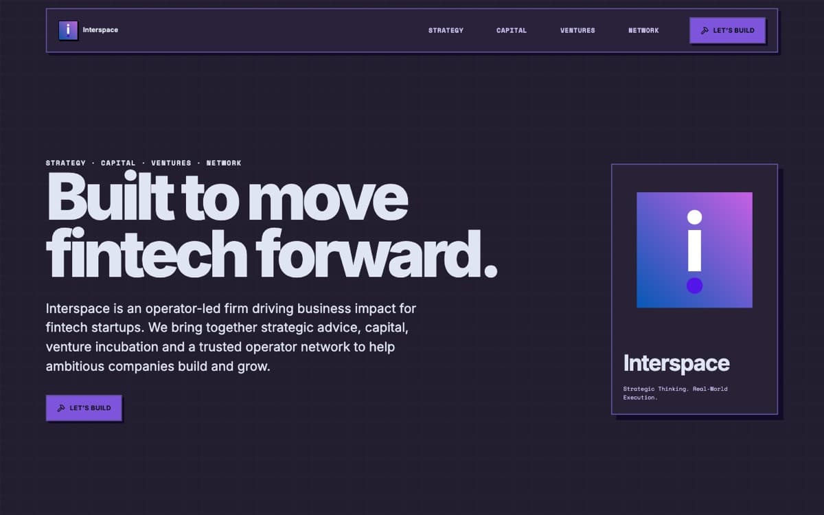 Interspace Ventures website